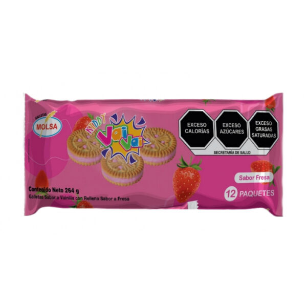 Galletas Vai Vai de Fresa (264 g/ 9.31 oz)