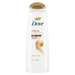 Shampoo Dove Nutrición + Fusión de Óleo (370 ml)