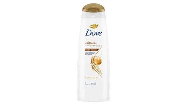Shampoo Dove Nutrición + Fusión de Óleo (370 ml)