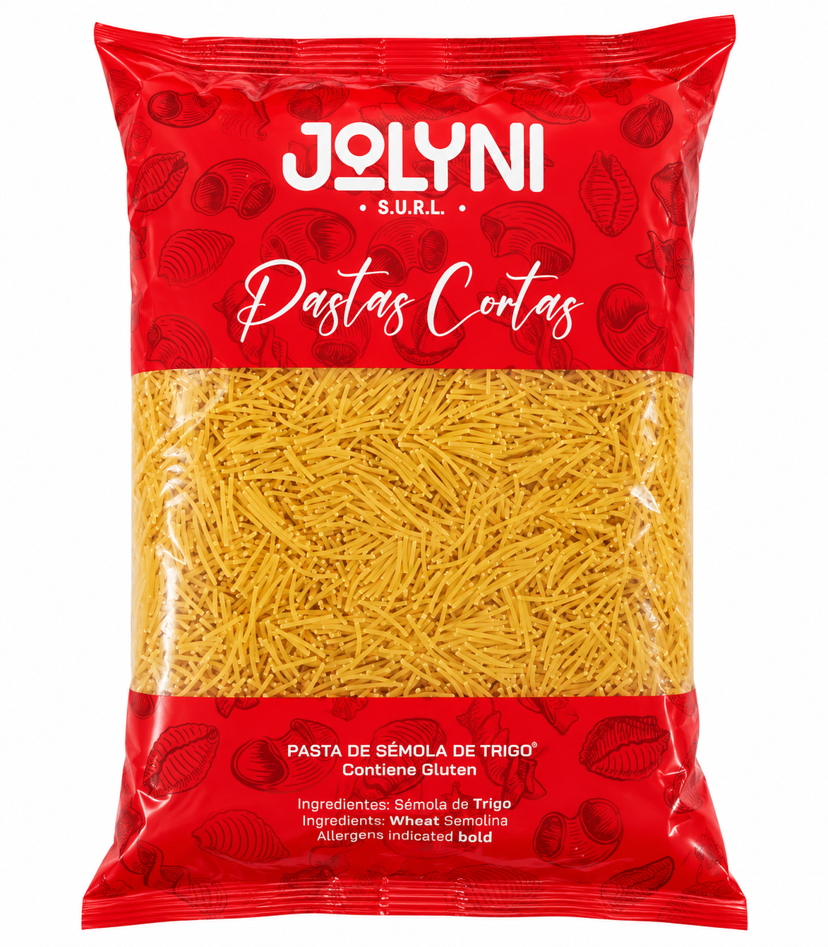 ChatGPT Image Sep 10, 2026, 09_26_52 AM Fideos Jolyni Pastas Cortas 500g - Imagen 1